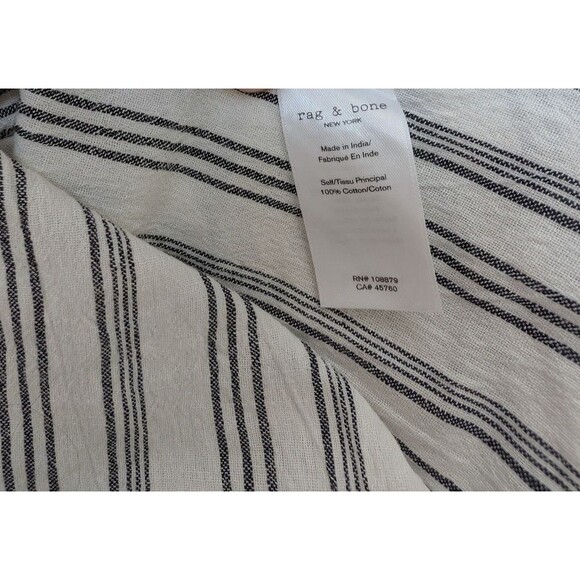 Rag & Bone Valley Tank White & Black Top Size L - Picture 6 of 7